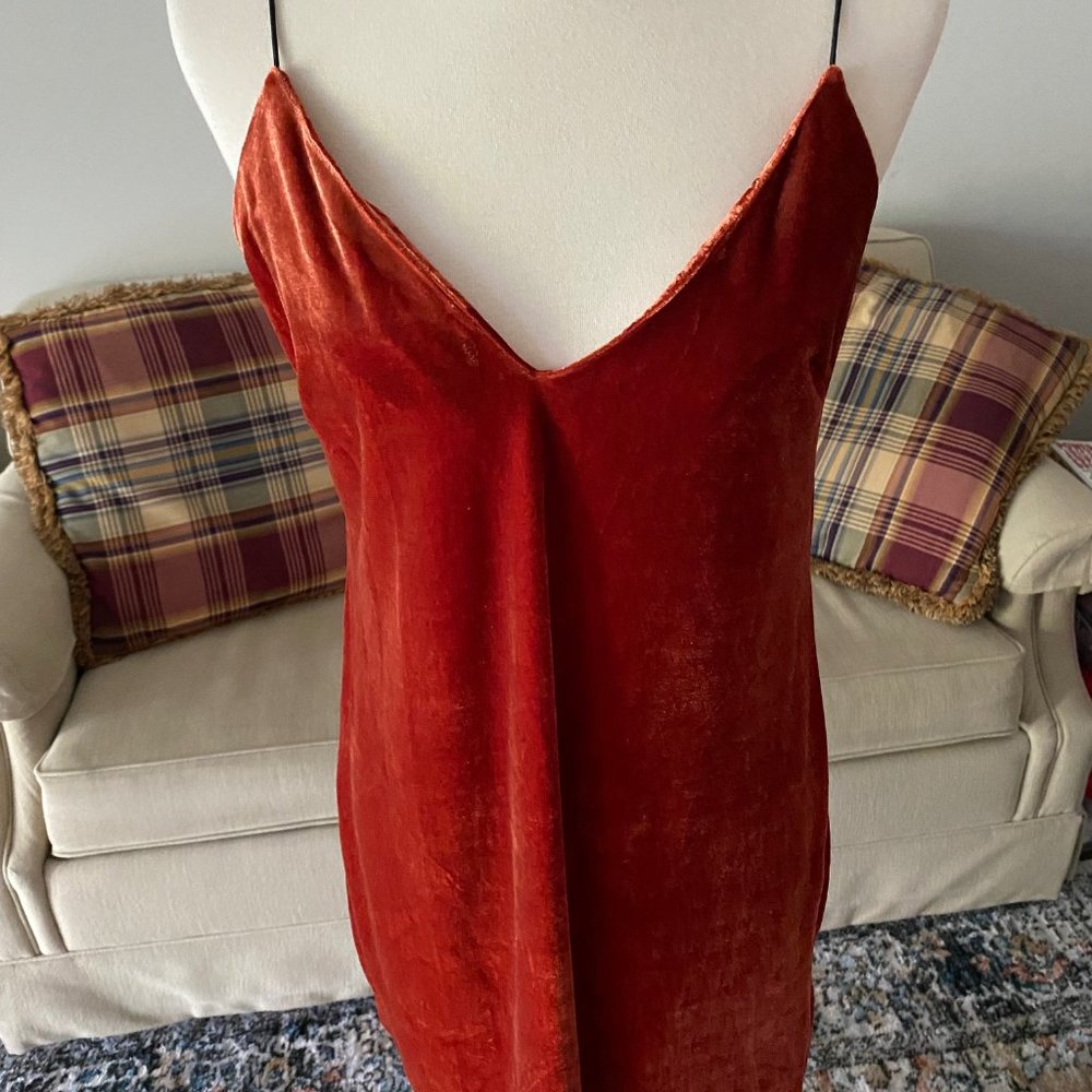 Bacio Burgundy Slip Cami Dress